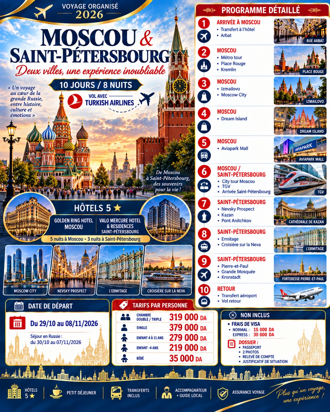 MOSCOU PETERSBURG
