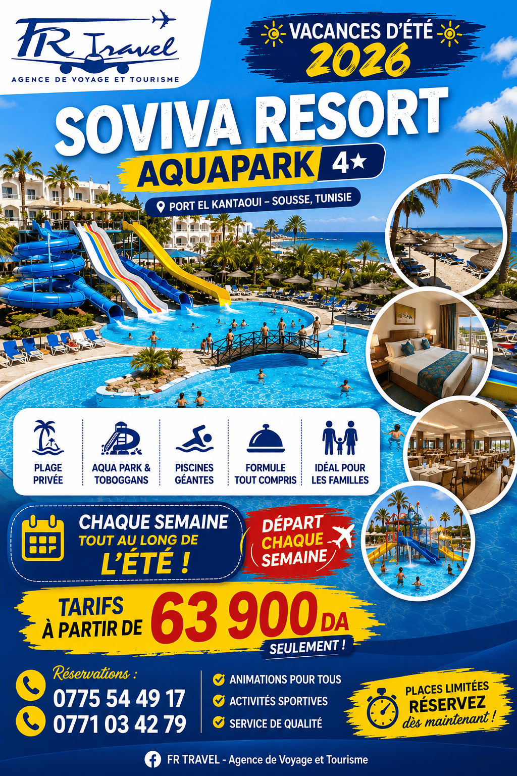 SOUSSE SOVIVA RESORT JUILLET